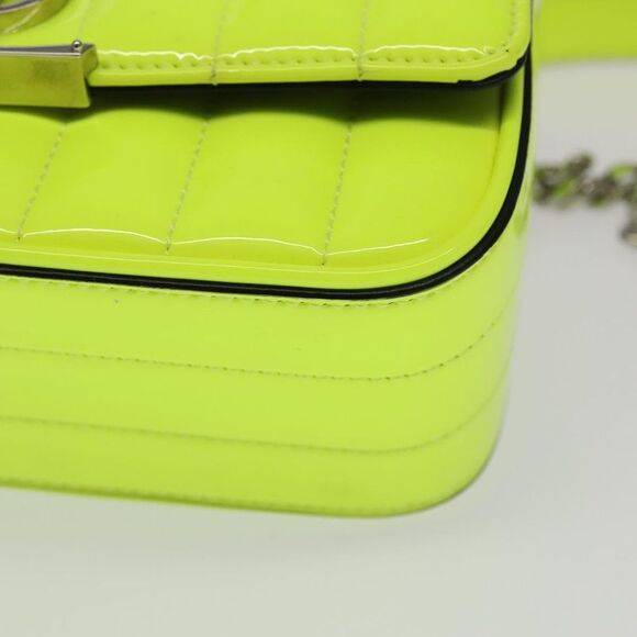 Saint Laurent Vicky Green Patent Leather Shoulder Bag (Pre-Owned) - Picture 16 of 16